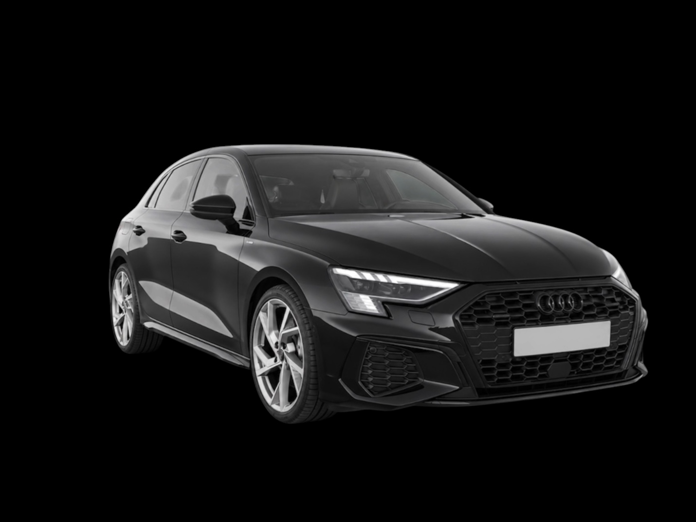Audi A3 Sportback 40 TDI Quattro S-line edition Identity Black